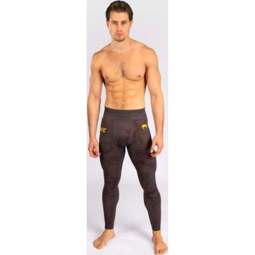 Męskie legginsy sportowe UFC Fusion by Venum Fight Week, brązowe