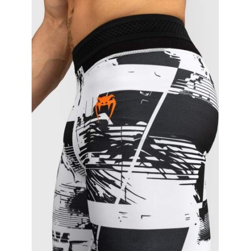 Męskie legginsy kompresyjne UFC Zenith by Venum White Authentic Fight Week Performance
