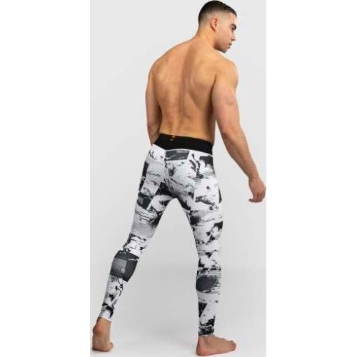 Męskie legginsy kompresyjne UFC Zenith by Venum White Authentic Fight Week Performance