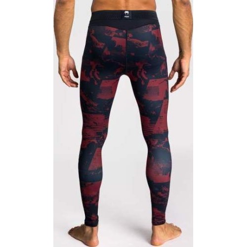 Męskie legginsy UFC Zenith by Venum Fight Week, bordowe