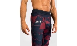 Męskie legginsy UFC Zenith by Venum Fight Week, bordowe