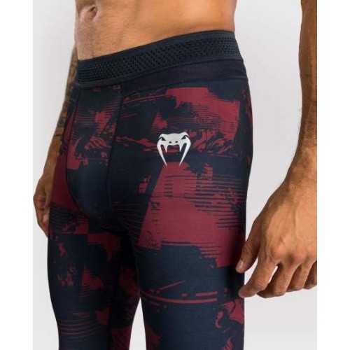 Męskie legginsy UFC Zenith by Venum Fight Week, bordowe
