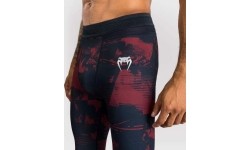 Męskie legginsy UFC Zenith by Venum Fight Week, bordowe