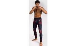 Męskie legginsy UFC Zenith by Venum Fight Week, bordowe