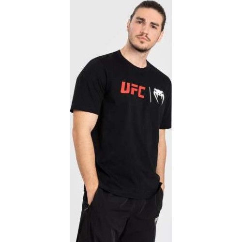 Koszulka UFC Venum Classic, czarno-czerwona