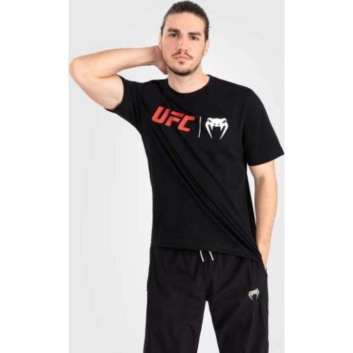 Koszulka UFC Venum Classic, czarno-czerwona