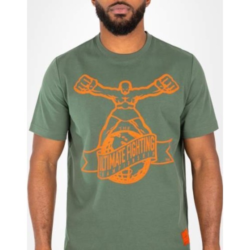 Koszulka UFC by Venum Ulti-Man, khaki/pomarańczowy