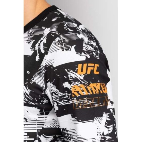 Męska koszulka UFC Zenith by Venum Authentic Fight Week z długim rękawem, biała