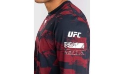 Męska koszulka z długim rękawem UFC Zenith by Venum Authentic Fight Week, bordowa