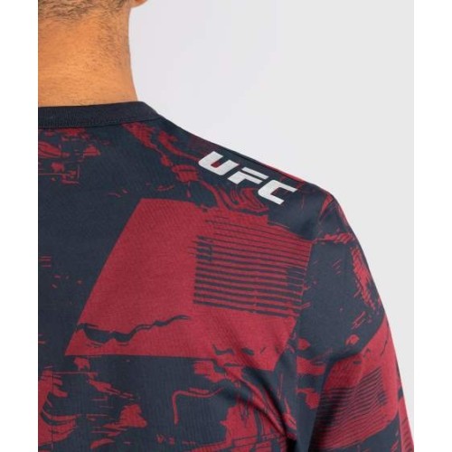 Męska koszulka z długim rękawem UFC Zenith by Venum Authentic Fight Week, bordowa