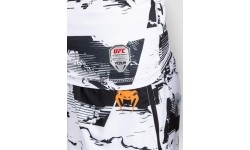 Męska koszulka rashguard UFC Zenith by Venum biała z krótkim rękawem, kompresyjna