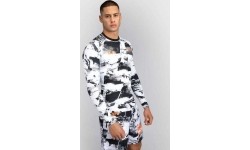 Męski rashguard UFC Zenith by Venum Authentic Fight Week, długi rękaw, biały