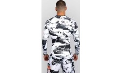Męski rashguard UFC Zenith by Venum Authentic Fight Week, długi rękaw, biały