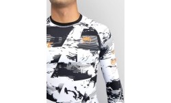 Męski rashguard UFC Zenith by Venum Authentic Fight Week, długi rękaw, biały