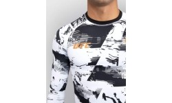 Męski rashguard UFC Zenith by Venum Authentic Fight Week, długi rękaw, biały