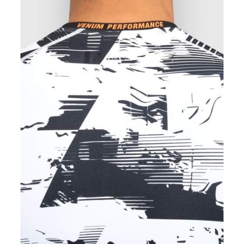 Męski rashguard UFC Zenith by Venum Authentic Fight Week, długi rękaw, biały