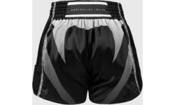 Spodenki Muay Thai Venum Adrenaline – czarno-srebrnoszare