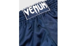 Spodenki Muay Thai Venum Classic – granatowo-białe