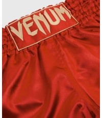 Spodenki Muay Thai Venum Classic - Bordowo/Złote
