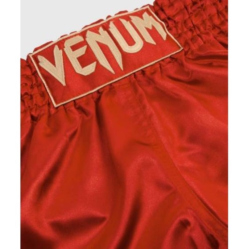 Spodenki Muay Thai Venum Classic - Bordowo/Złote