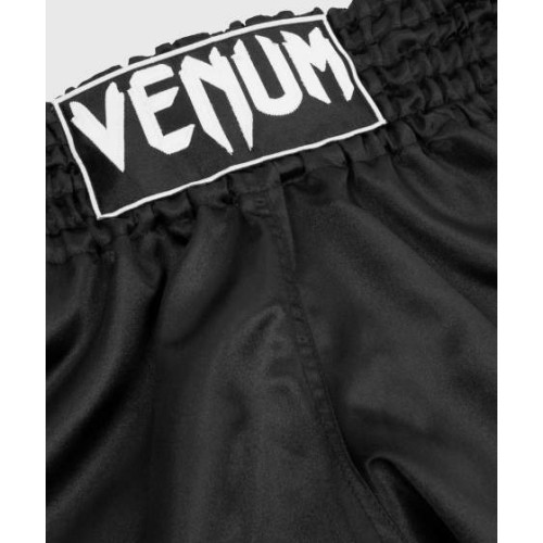 Spodenki Muay Thai Venum Classic - czarno-białe