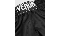 Spodenki Muay Thai Venum Classic - czarno-białe
