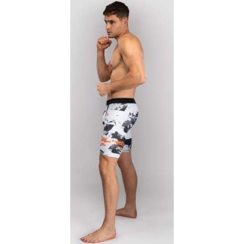 Męskie spodenki UFC Zenith by Venum Vale Tudo, białe