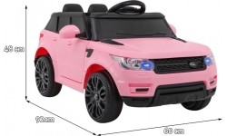 Samochód elektryczny dla dzieci Start Run Pink