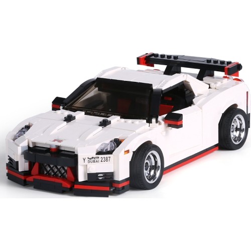 Car Block Set 1034 pcs. White