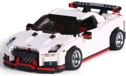 Car Block Set 1034 pcs. White