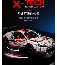 Zestaw klocków Super Car GT86, biały