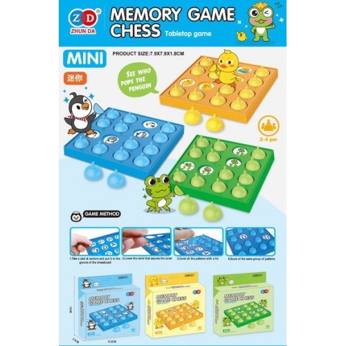 Memory Frog Logic Game