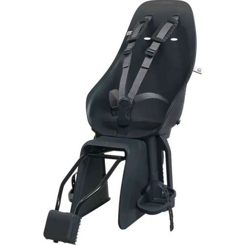 Fotelik rowerowy montowany z tyłu z adapterem i uchwytem na sztycę Urban Iki - Bincho Black/Bincho Black