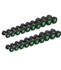 Zestaw hantli stałych poliuretanowych 2,5-25kg (skok co 2,5kg) 275kg – UpForm