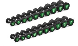 Zestaw hantli stałych poliuretanowych 2,5-25kg (skok co 2,5kg) 275kg – UpForm