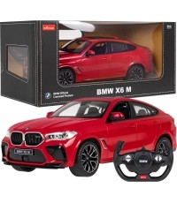 Samochód zdalnie sterowany BMW X6 M 1:14 RASTAR, czerwony