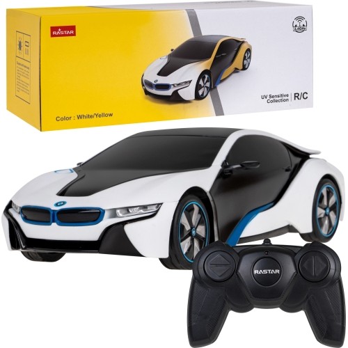 Zdalnie sterowane BMW i8 1:24 RASTAR zmieniające kolor