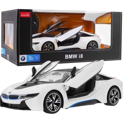 Zdalnie sterowany samochodzik BMW i8 biały 1:14 RASTAR