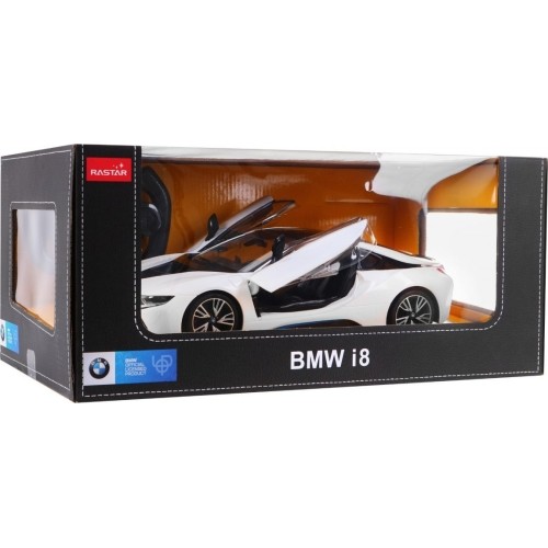 Zdalnie sterowany samochodzik BMW i8 biały 1:14 RASTAR