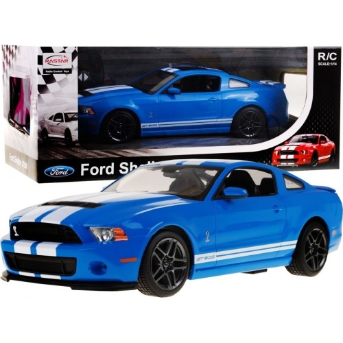 Samochód zdalnie sterowany Ford Shelby Mustang GT500 Blue 1:14 RASTAR