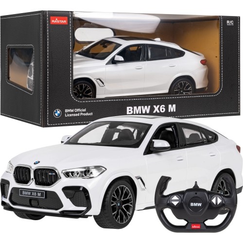 Samochód zdalnie sterowany BMW X6 M 1:14 RASTAR biały