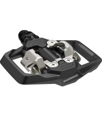 Pedały SHIMANO ME700 z blokami (czarne)