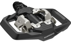 Pedały SHIMANO ME700 z blokami (czarne)