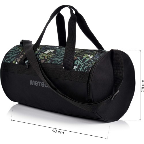 Torba sportowa Meteor Sirin, 25 l - Czarny / Zielony