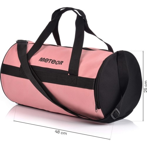 Torba sportowa Meteor Sirin, 25 l - Różowo-czarny