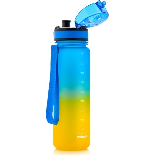 Sportowa butelka na wodę Meteor, 500 ml - Yellow/Blue