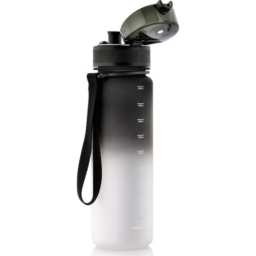Sportowa butelka na wodę Meteor, 500 ml - Czarny/biały
