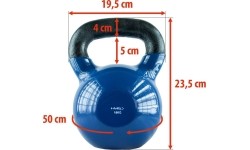 Kettlebell żeliwny KNV HMS - 16 kg