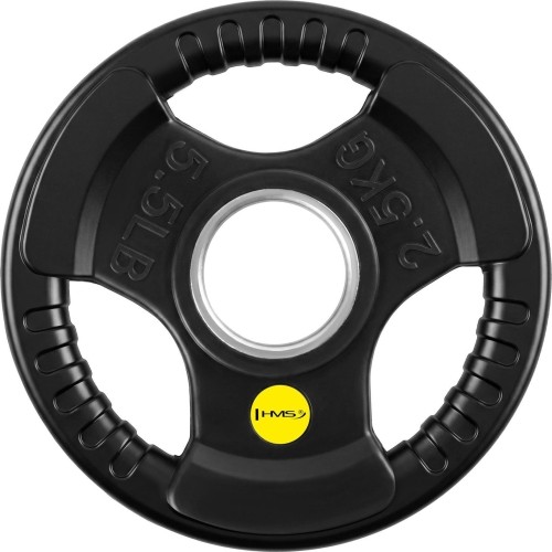 Talerz obciążeniowy żeliwny HMS TOD 51 mm olimpijski do treningu siłowego - 2,5kg