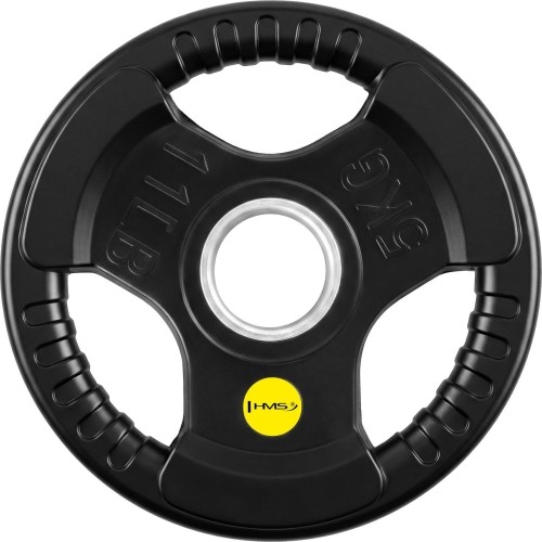 Talerz obciążeniowy żeliwny HMS TOD 51 mm olimpijski do treningu siłowego - 5 kg